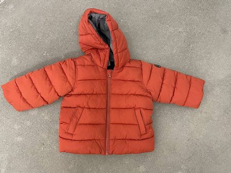 Warme Petit Bateau Winterjacke in Größe 12 Monate (80)