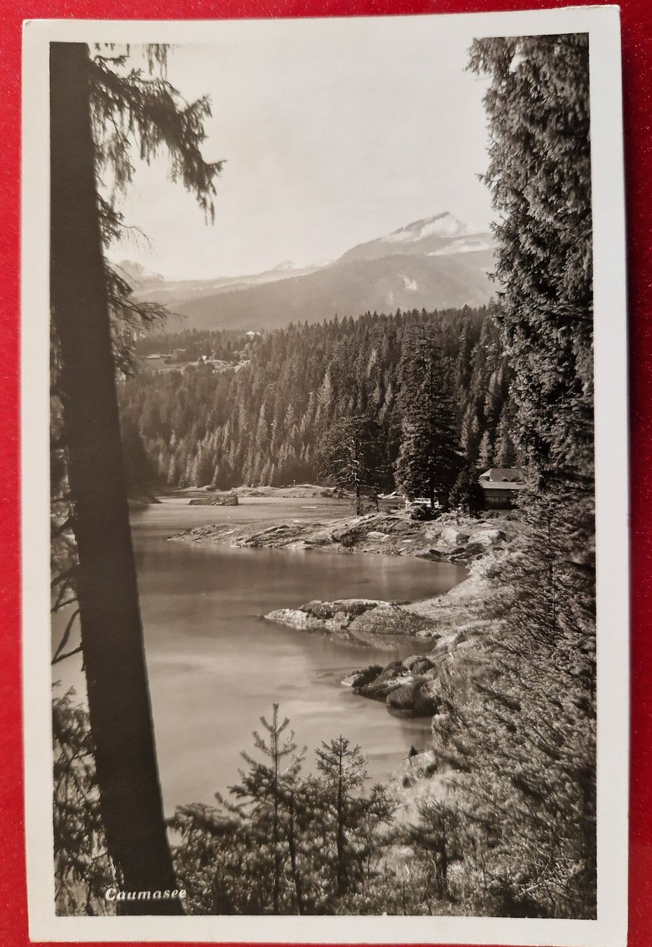 Cartoline postali: Caumasee 1933 – Usato da Melchnau venduto da Fishel