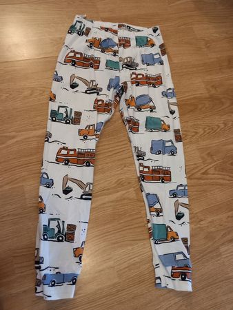 H&M Kinder Leggings, Grösse 122/128, mit Fahrzeugen