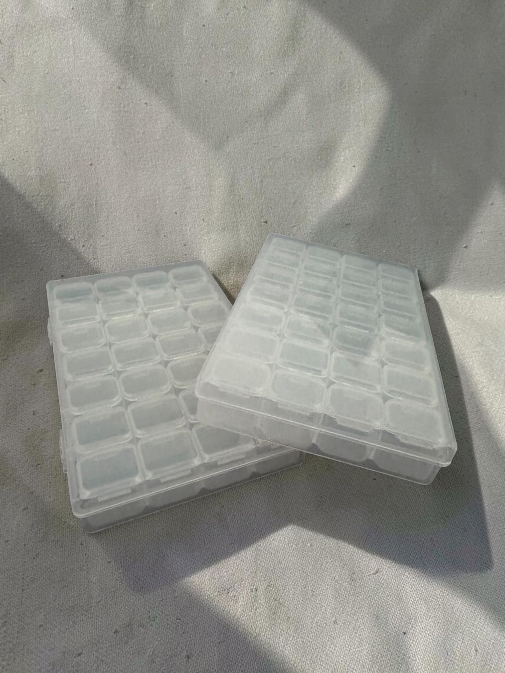 Contenitori & Simili: 2 Aufbewahrungsboxen / Sortierboxen transparent mit Deckel – Usato da Bern venduto da MissionAusmisten 2