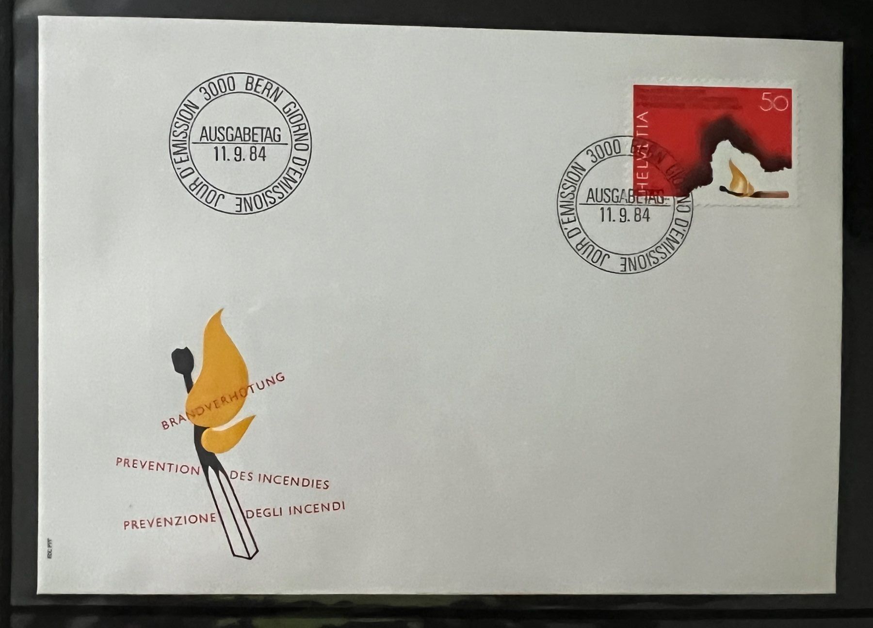 Tutti i francobolli: Erstagsbrief 1984 – Usato da Rotkreuz venduto da Parcore