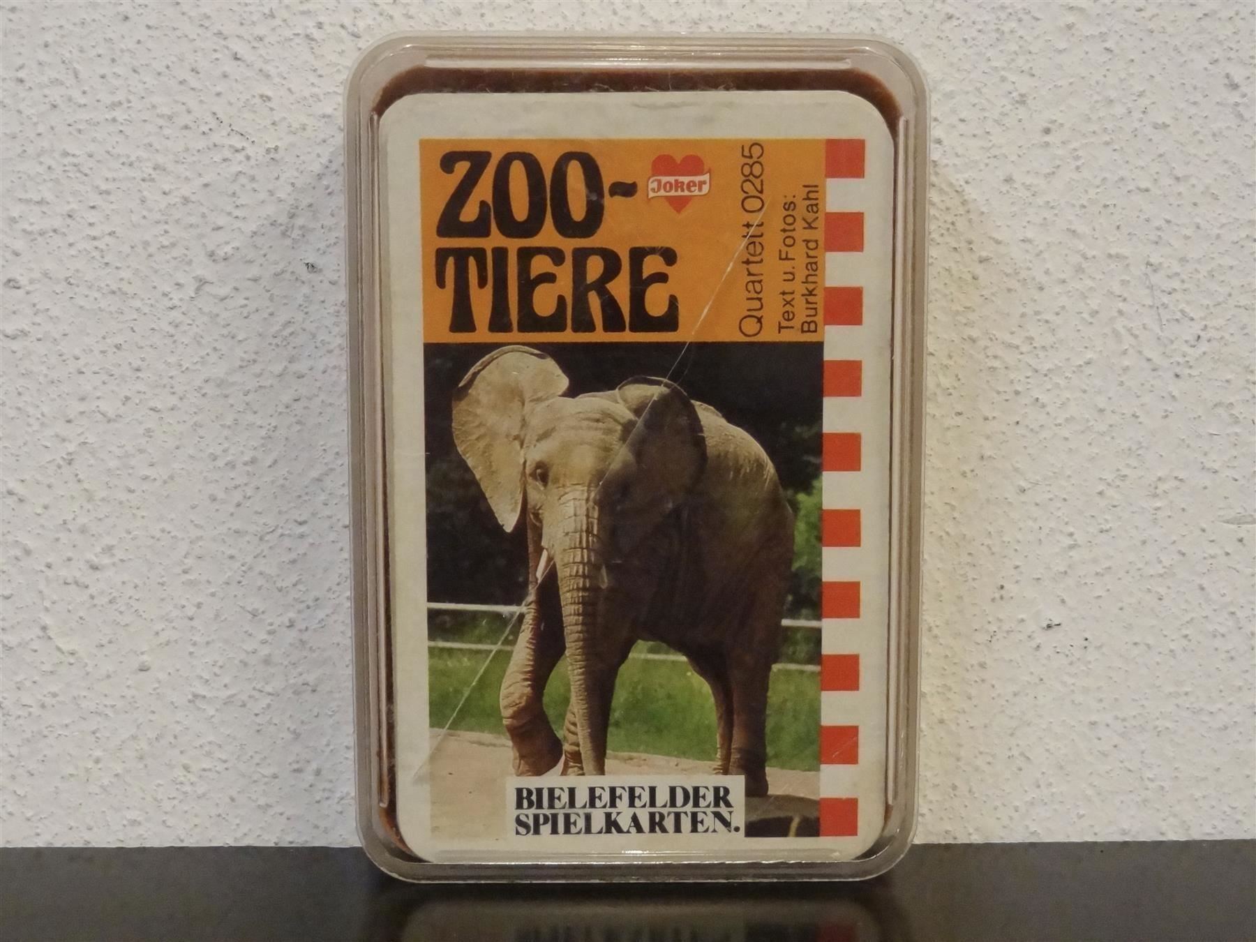 Spiele: Quartett TIER-QUARTETT ZOO-TIERE – Gebraucht aus Kerzers von wisaundso