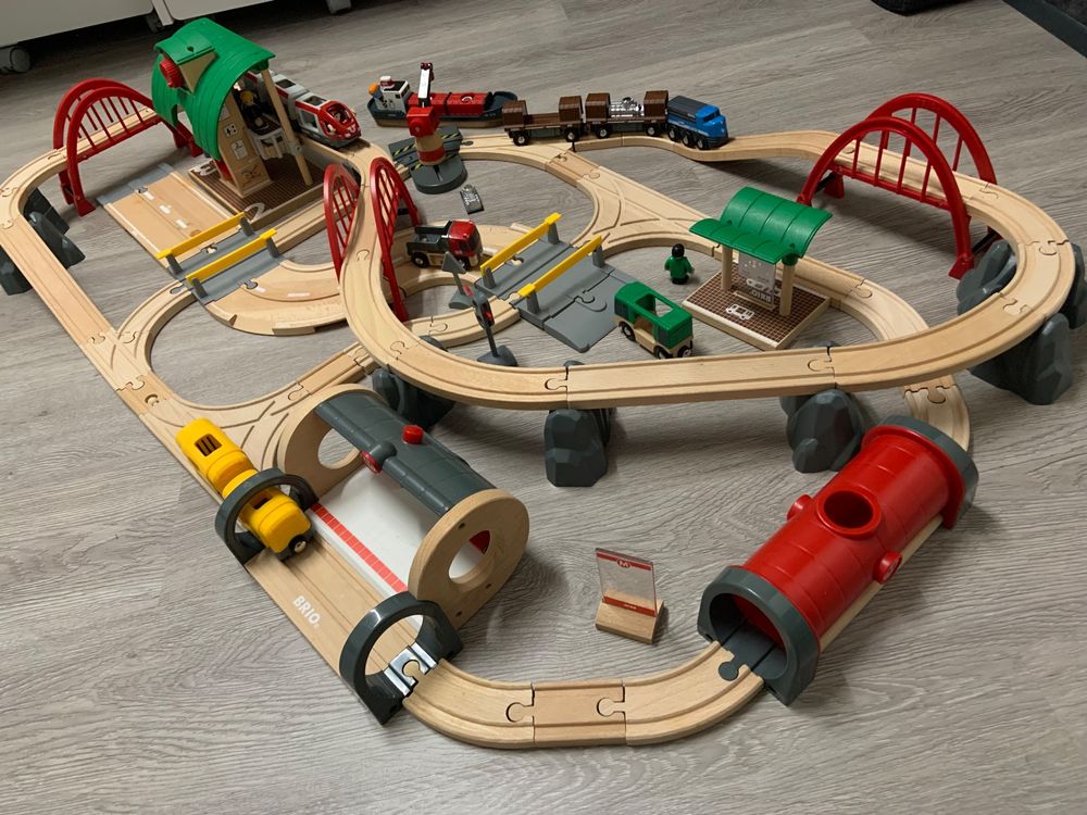 Train de Voyageur Rechargeable - Accessoire circuit de train en bois - Brio