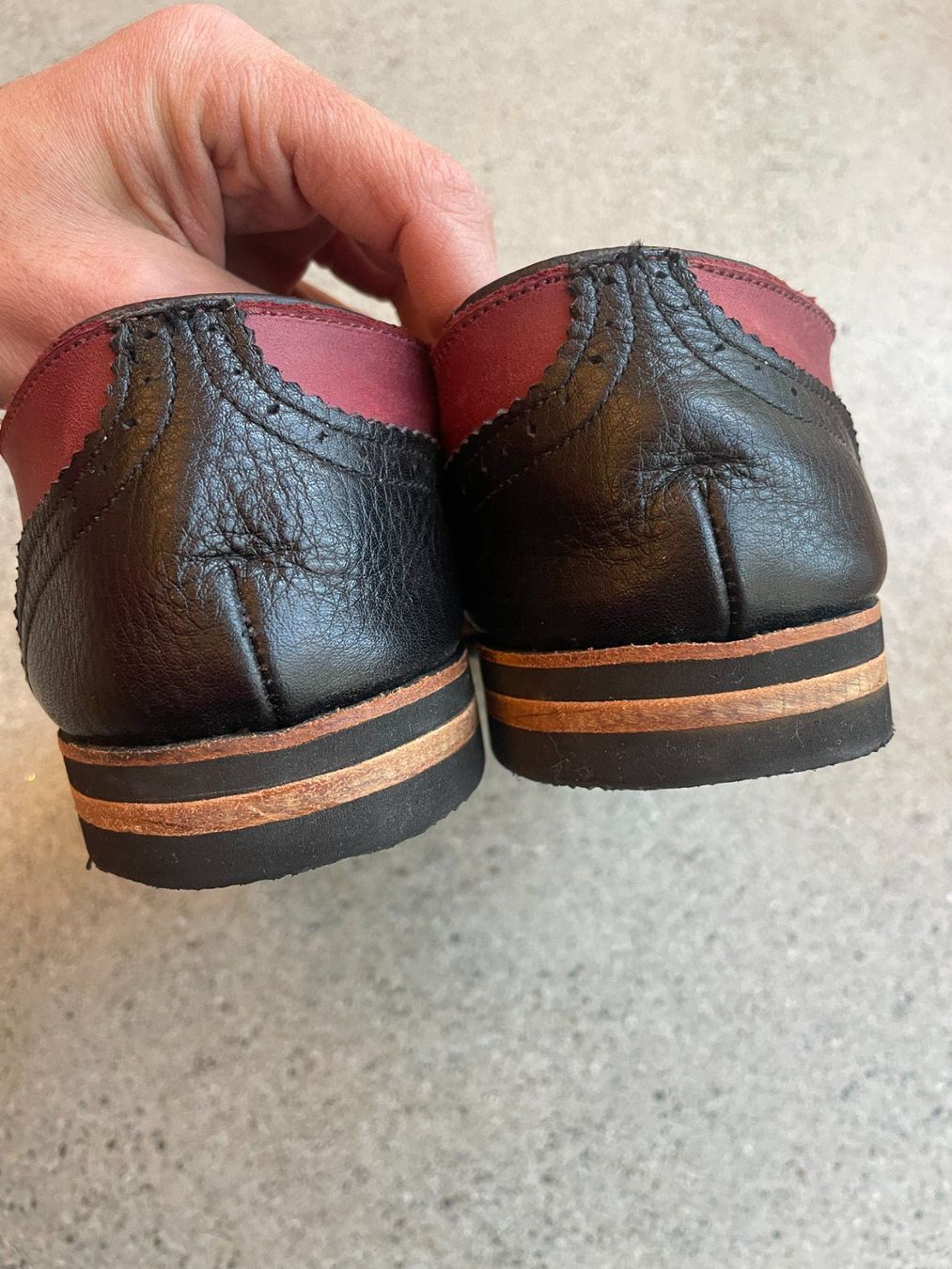 Scarpe da uomo: Handgemachte Lederschuhe Schnürer Grösse 42.5 – Usato da Bern venduto da crazy_horse 3