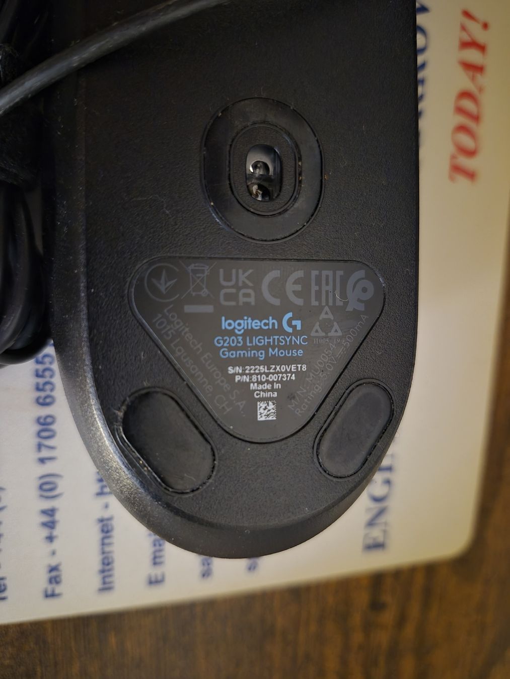Logitech Souris: Hp Drucker & Maus Logitech – D'occasion à Dielsdorf par BARDARRU 3