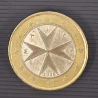 1 Euro Münze 2008 Malta