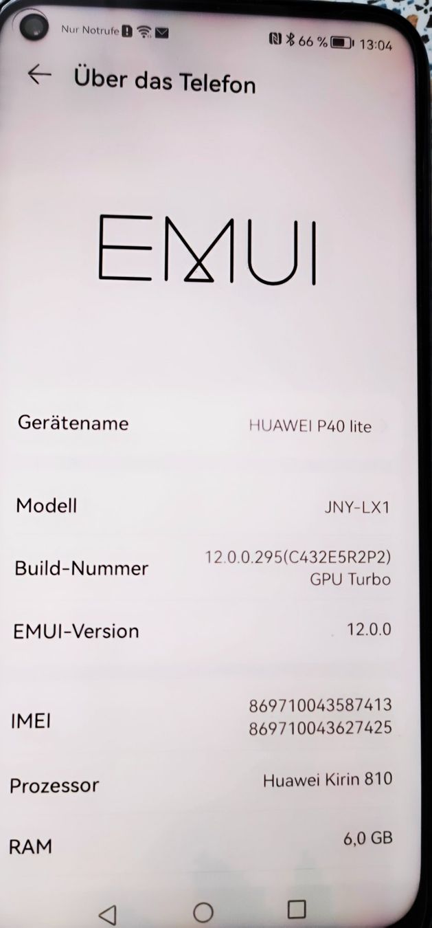 Huawei Telefoni cellulari / Smartphones: Huawei P 40 ohne Google – Usato da Elgg venduto da ren_6j55