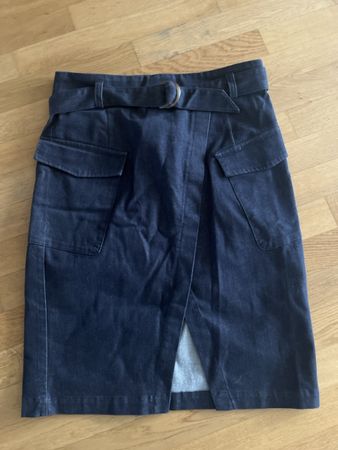 Jeansrock Gr. 44 von C&A, Dunkelblau, Top Zustand!