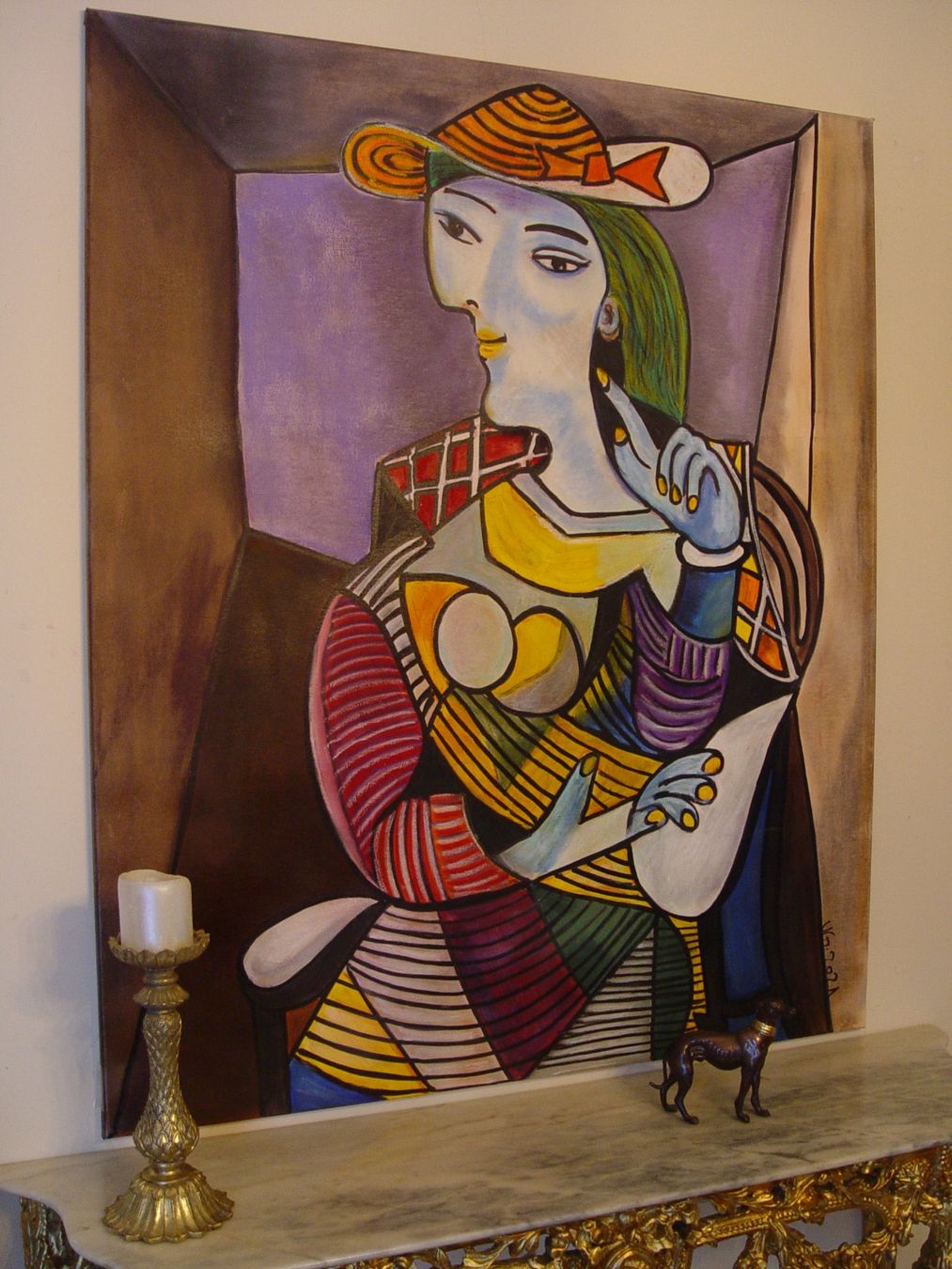 Dipinti: Grossartiges Gemälde n. Pablo Picasso – Usato da Rotkreuz venduto da Dobermann5