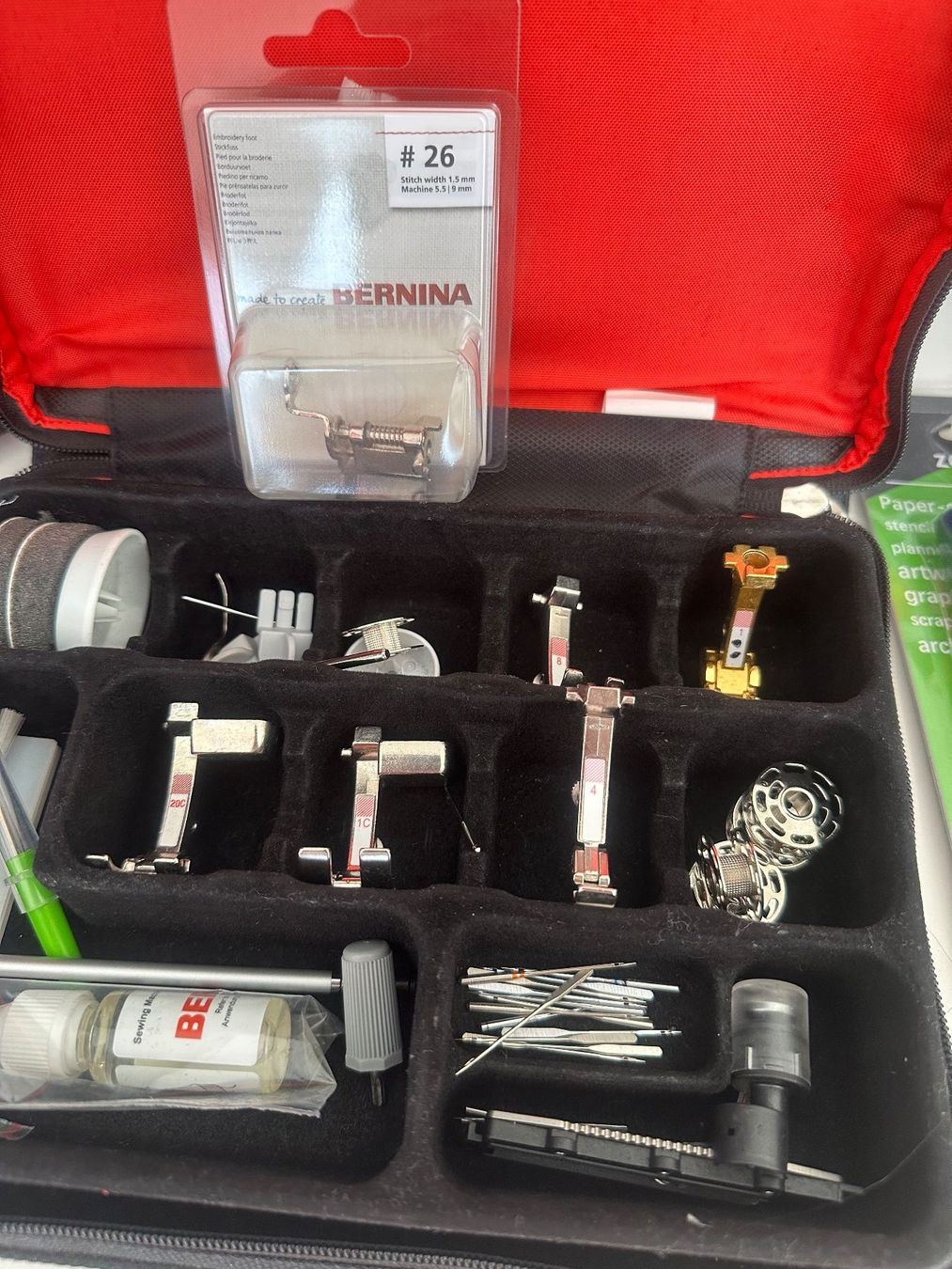 Bernina Nähmaschinen: BERNINA 580 MIT STICK MODUL – Gebraucht aus Bottighofen von M.O.L 4