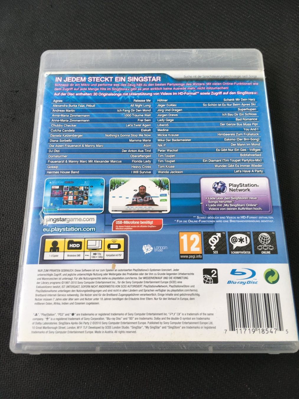 Sony Giochi: Singstar Apres-Ski Party 2 - Playstation 3 / PS3 – Usato da St.Gallen venduto da Punktchen01 1
