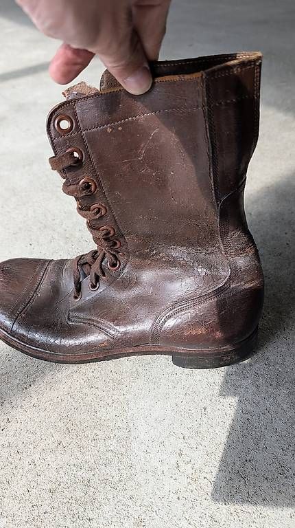 Scarpe da uomo: Original US Airborne Paratrooper Boots WW2 – Usato da Lommiswil venduto da Liteljoetoy44 2