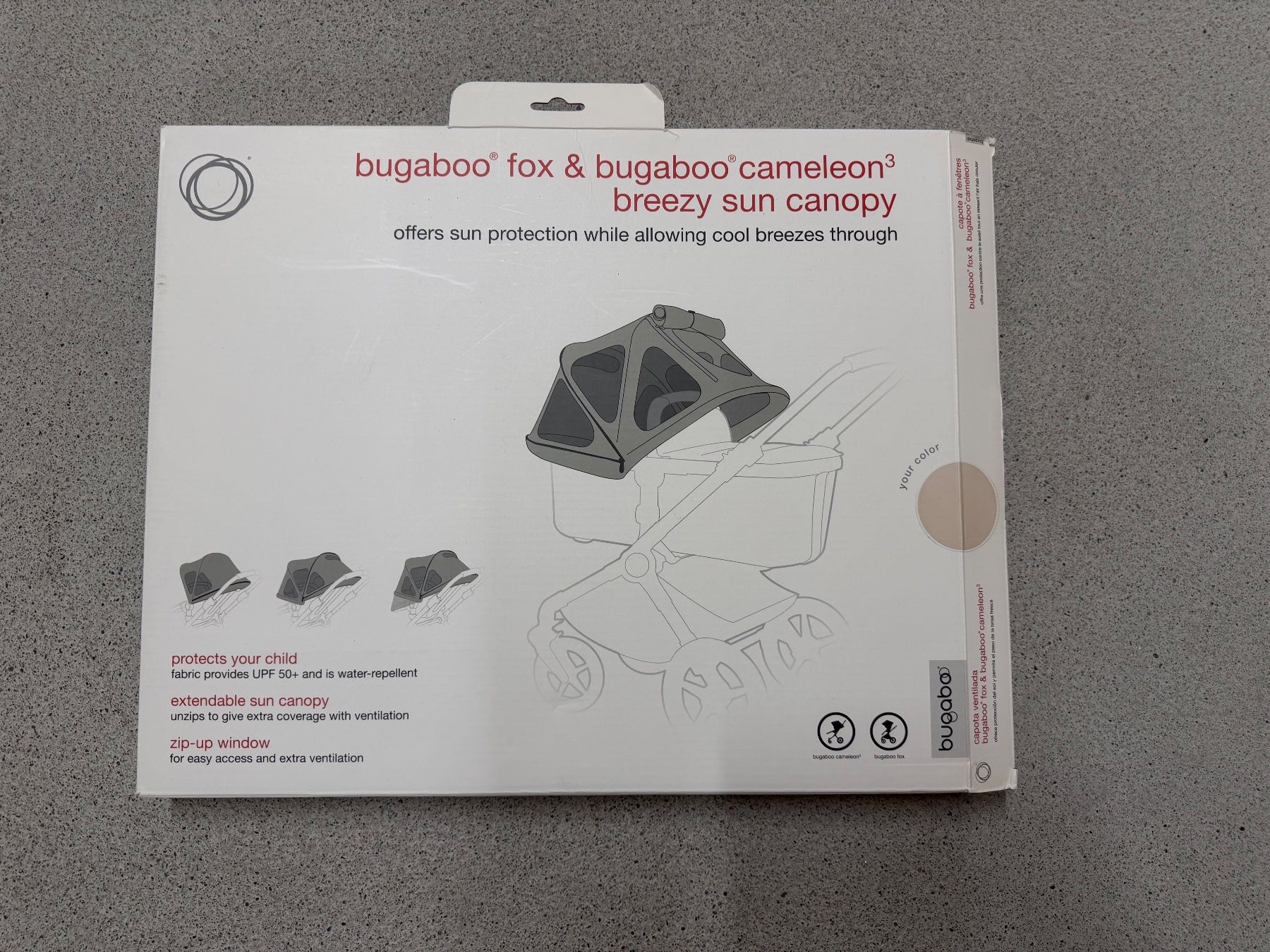 Bugaboo Poussette: Bugaboo Breezy Sonnendach – Neuf (Voir description) à Zürich par esz_r67s 2