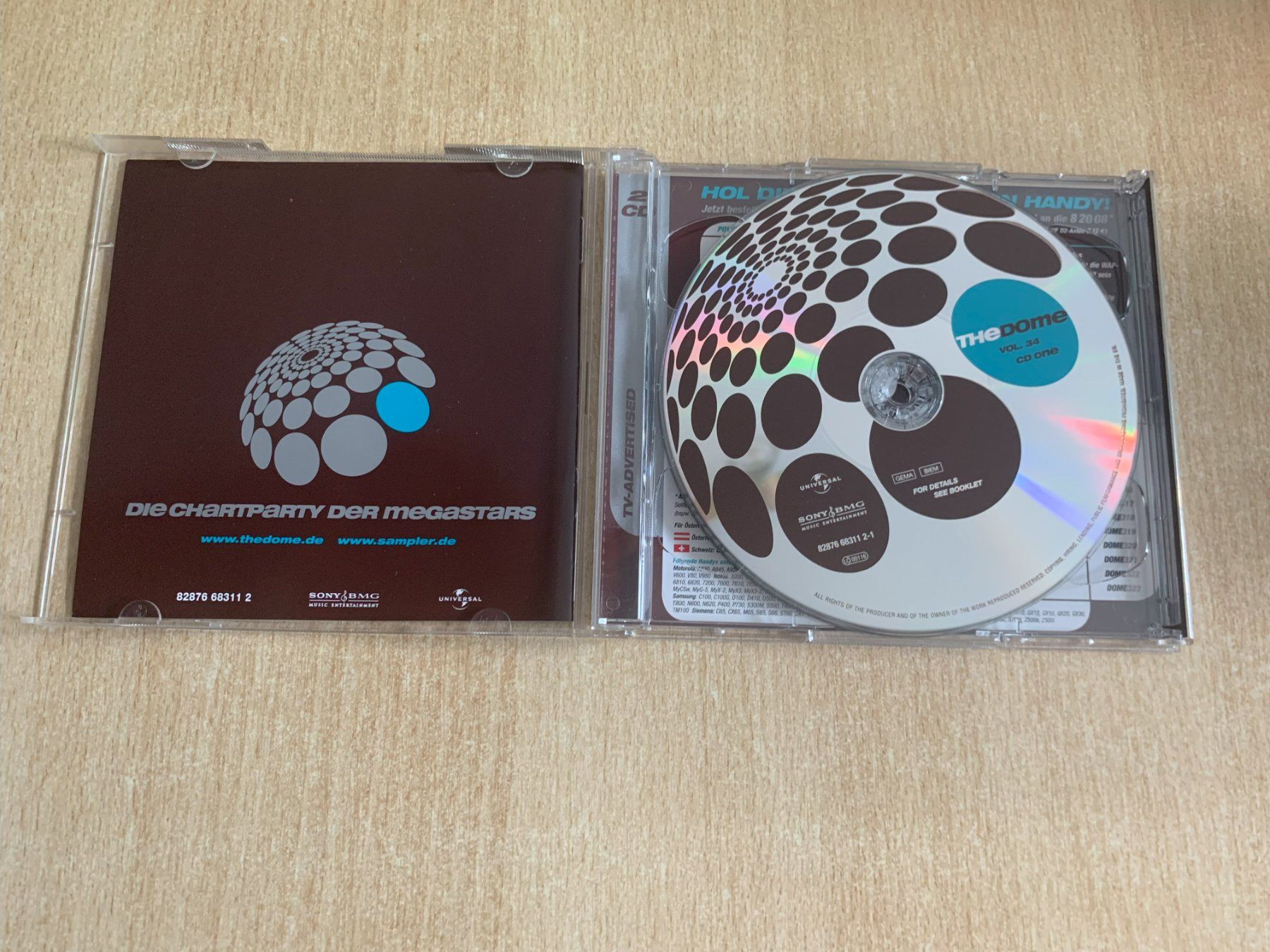 CD: The Dome - Vol. 34 (Doppel-CD) – Usato da Reinach BL venduto da con_ync2 2