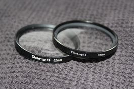Nahlinsen Set 52mm +2+4 Close-Up Filter Caon nikon sony etc.