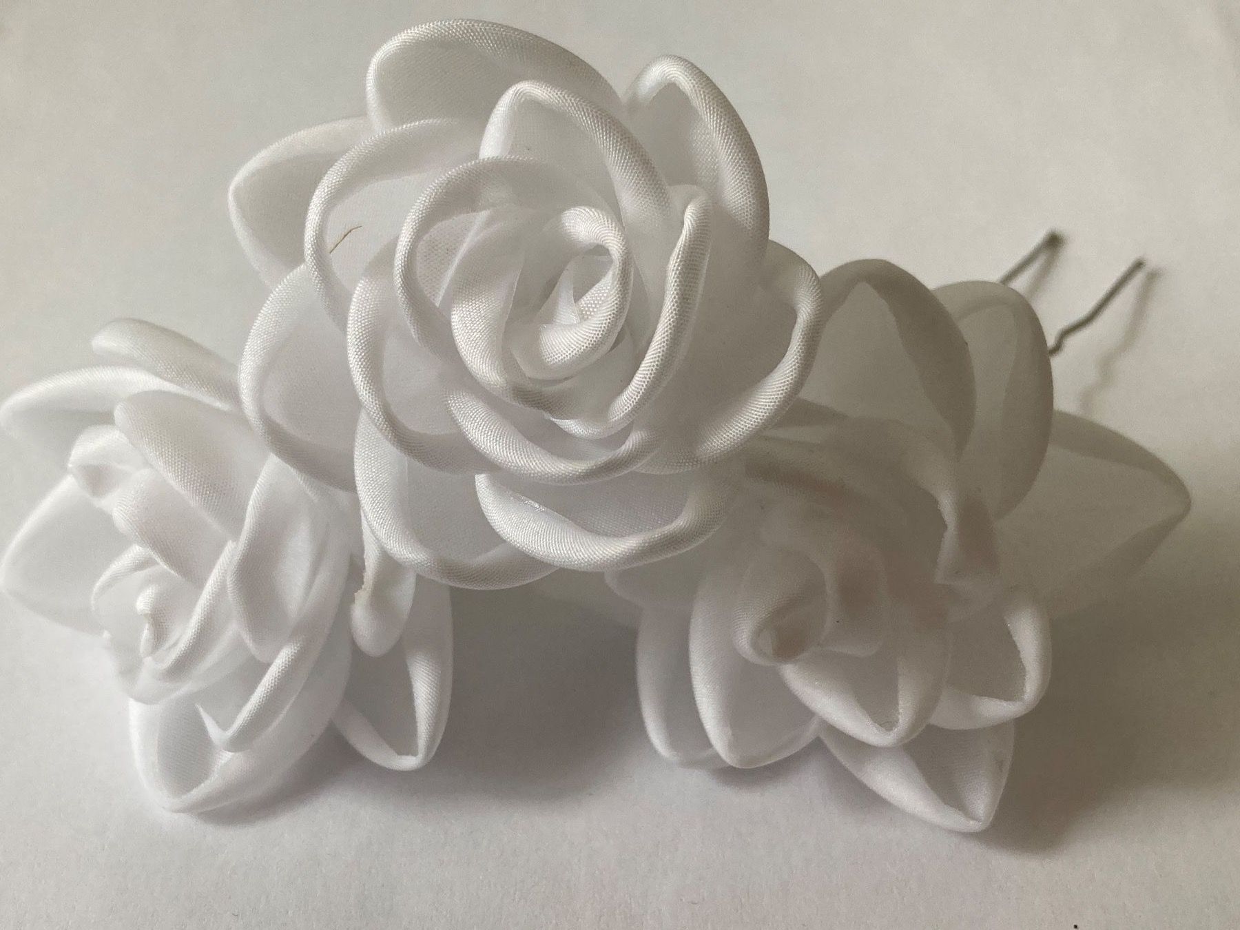 Accessori per capelli: Hochzeit Haarschmuck Blumen  3 St WEISS, NEU – Nuovo (secondo la descrizione) da Erlach venduto da Schaliko