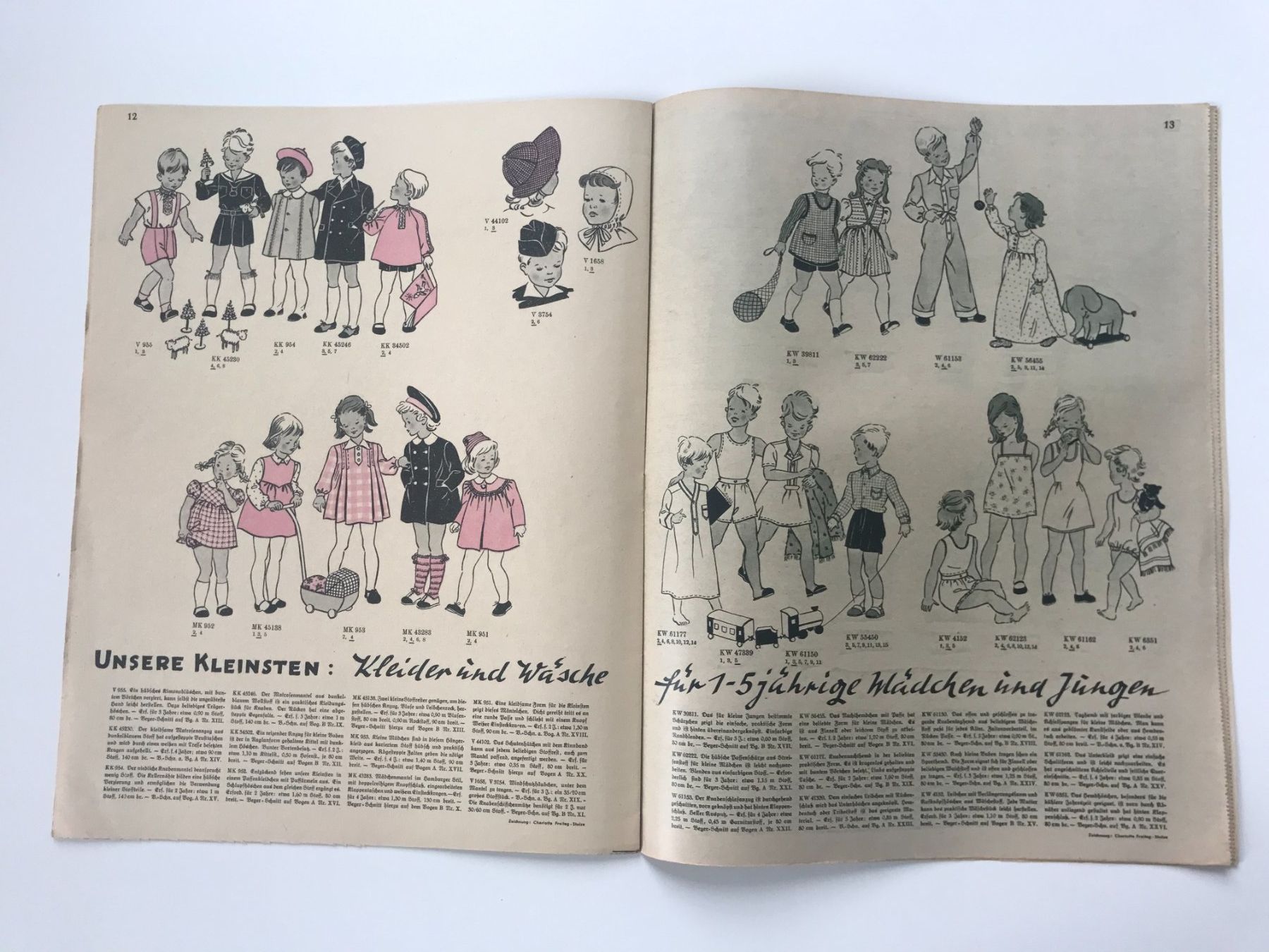 Cartamodelli: Deutsche Moden-Zeitung Beyer Leipzig Schnittmusterbogen 1942 – Usato da Brüttisellen venduto da Buxus 4