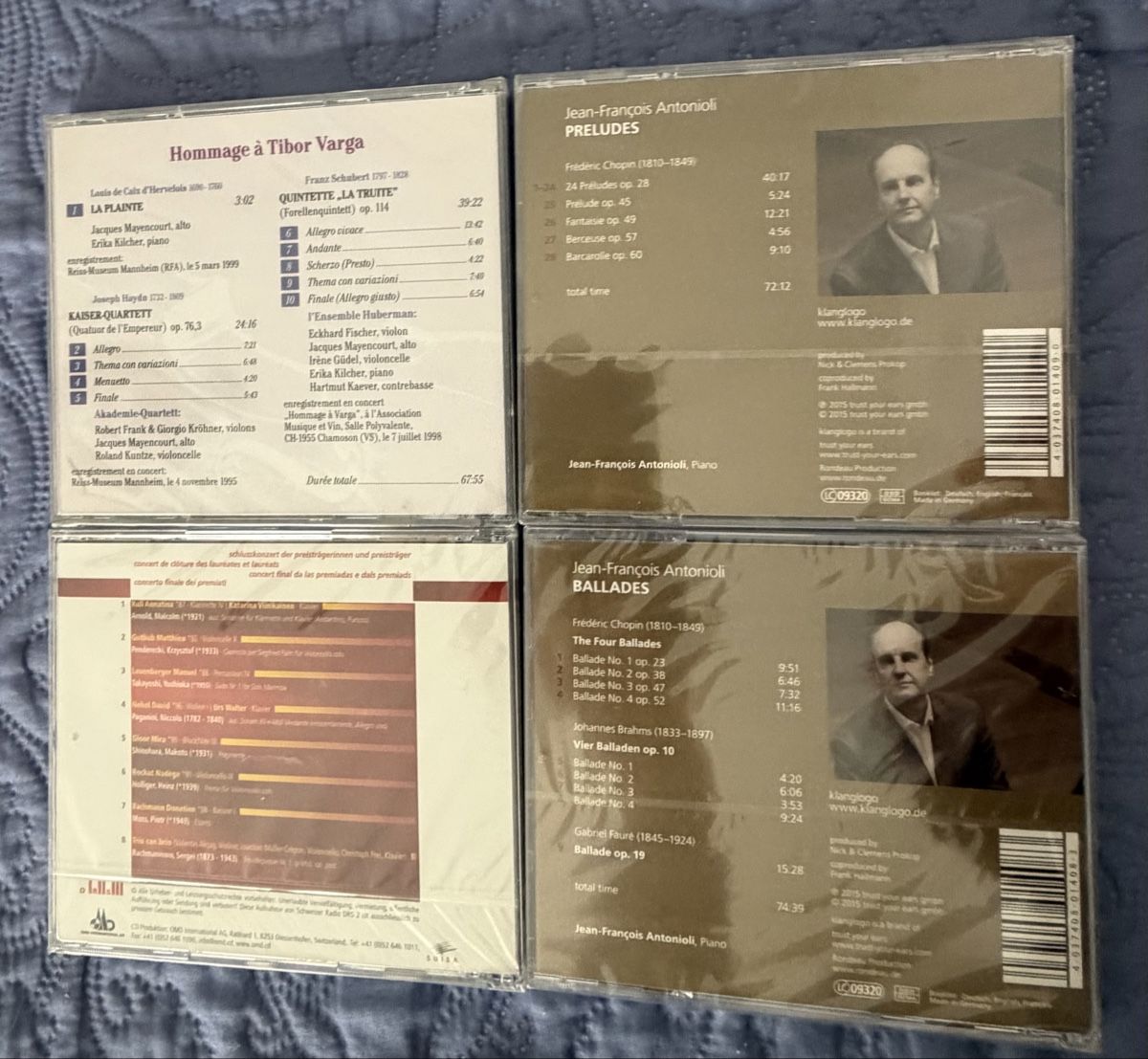 CDs: Lot de 4 CD de musique classiques – Gebraucht aus St-Cierges von Loris0004 1