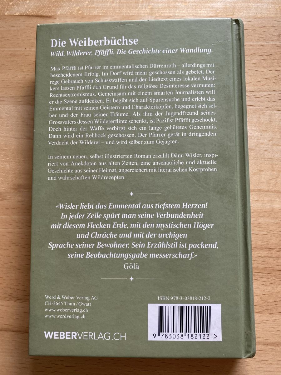 Livres: Die Weiberbüchse - Dänu Wisler – D'occasion à Schwarzenburg par Michellu 1