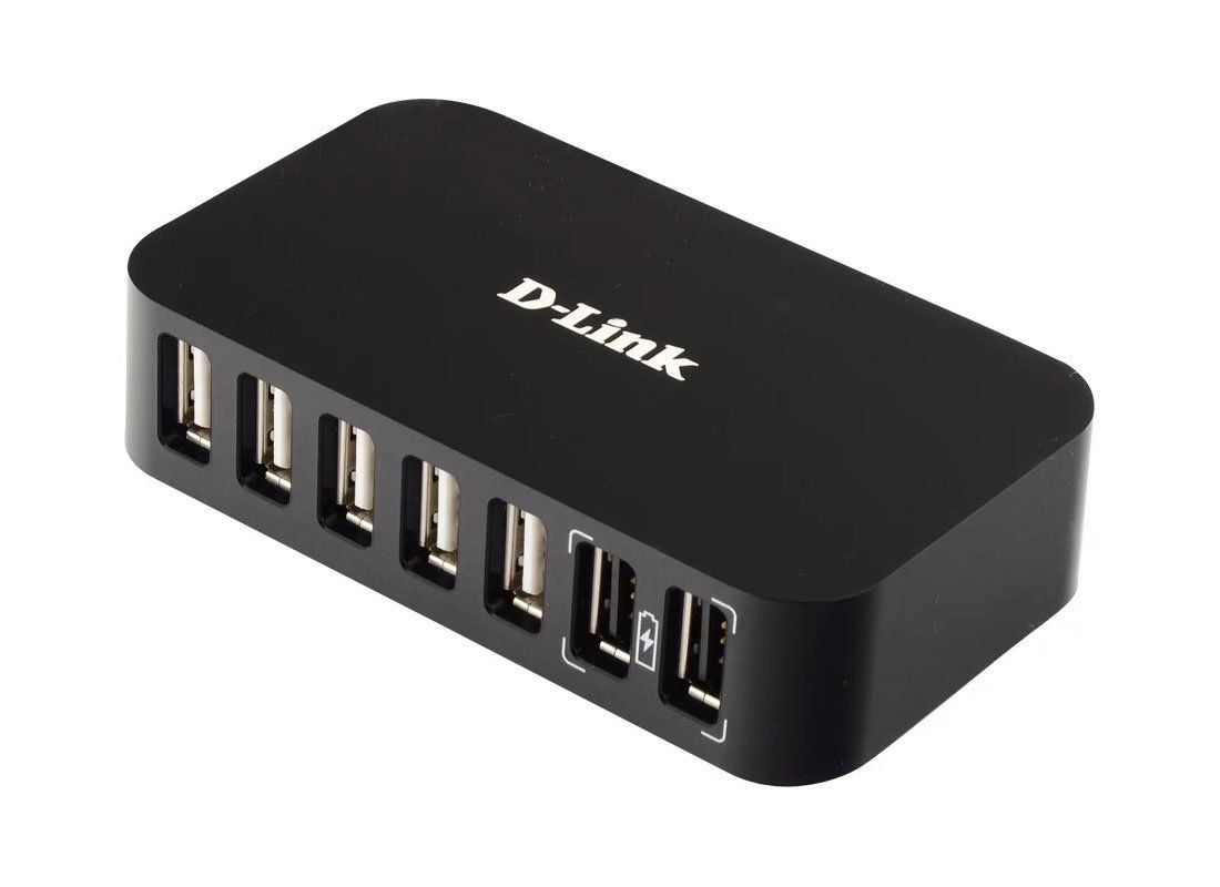Hubs & Switches: 7-Port USB 2.0 Hub – Neu und originalverpackt aus Zeiningen von VSA-AG
