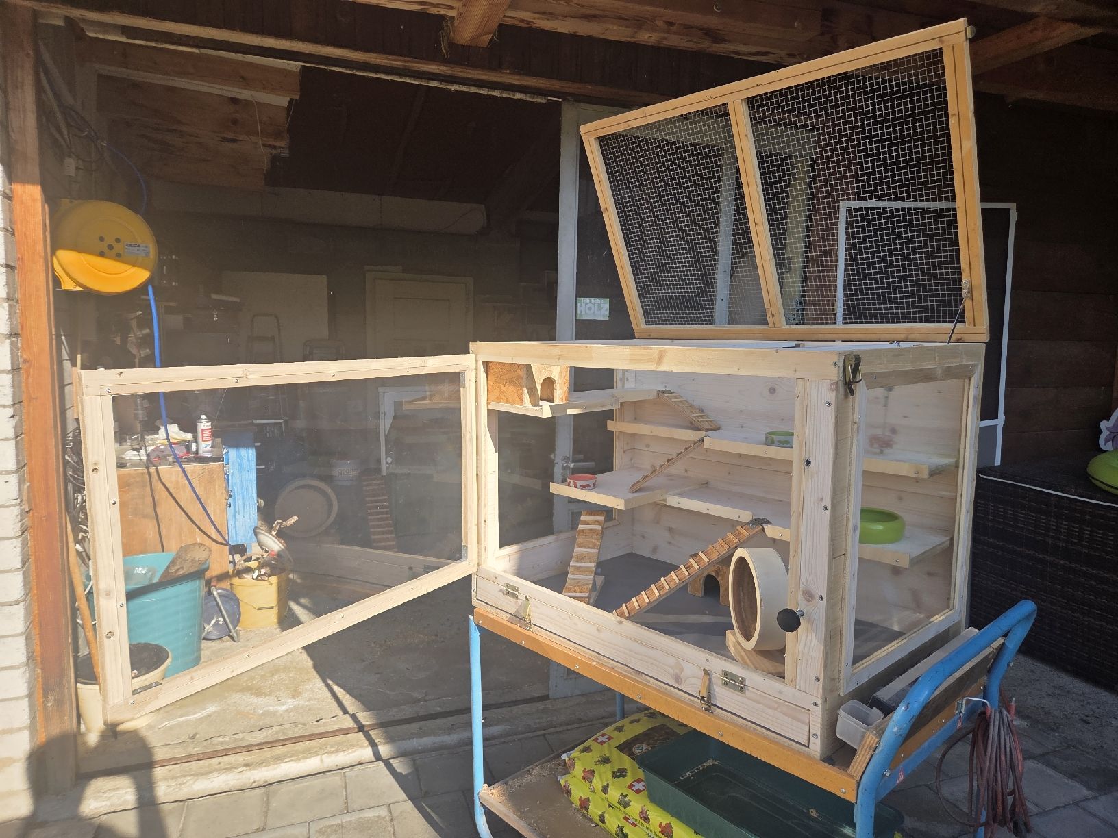 Cages, transport & sécurité: Zwerghamster Käfig – D'occasion à Alterswil FR par tristan973 1