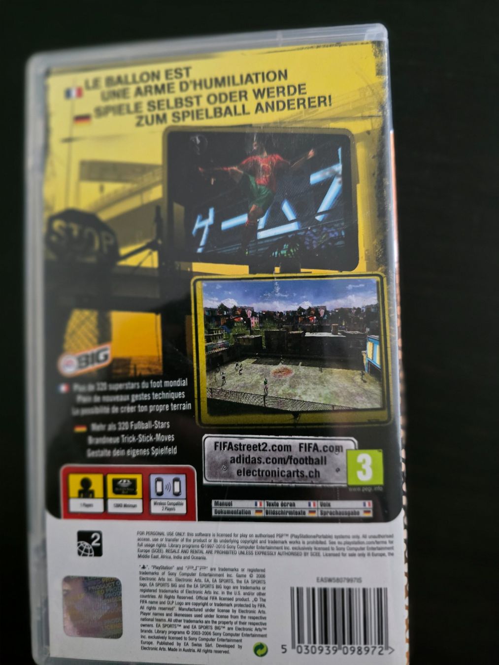 Giochi: Jeu PSP Fifa street2 – Usato da Tramelan venduto da Nirdan 2