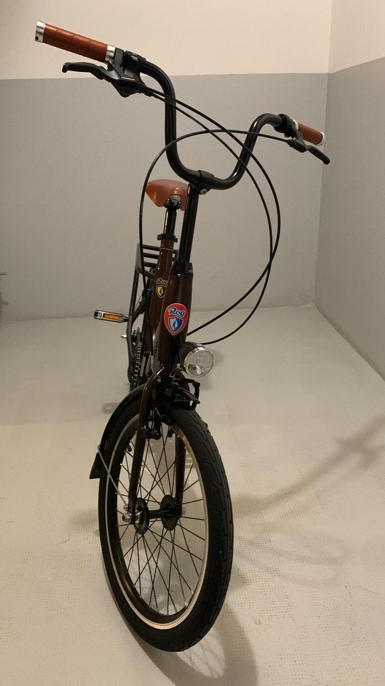 Vélos: Vélo de ville marron pliable NEUF (<15km) – Neuf (Voir description) à La Tour-de-Peilz par flo_m27g 1