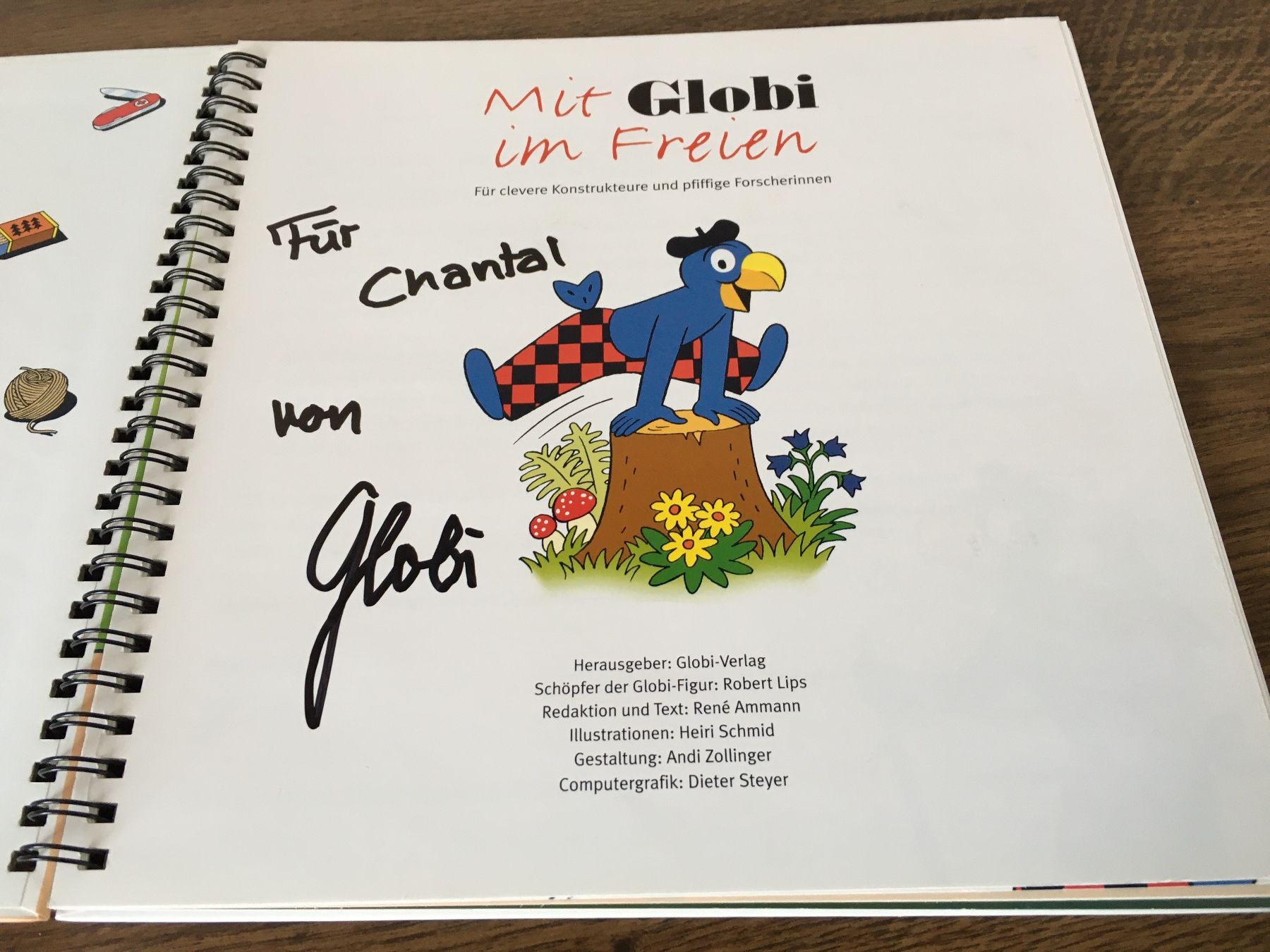 Libri: Mit Globi im Freien - 1. Auflage - 2003 – Usato da Andwil SG venduto da Rainboli 3