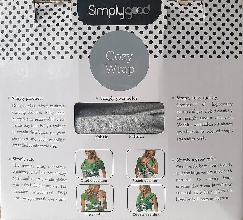 Marsupi portabebè: Cozy Wrap (0-36 Monate) – Usato da Münchenstein venduto da doubleclick001 1