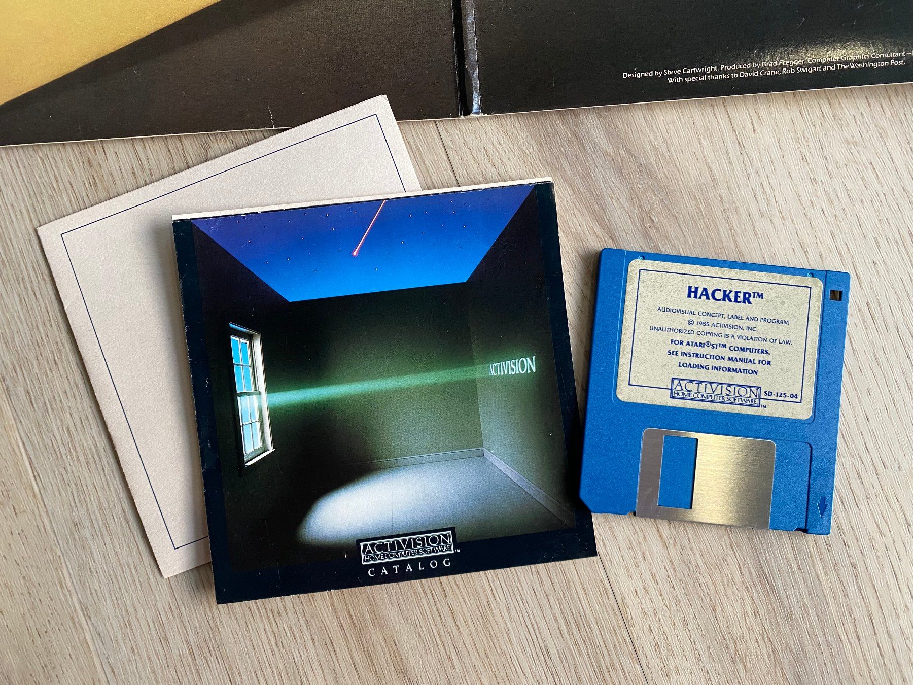 Giochi: Hacker Atari ST Game von Activision komplett mit Handbuch – Usato da Wetzikon ZH venduto da BackToRetro 2