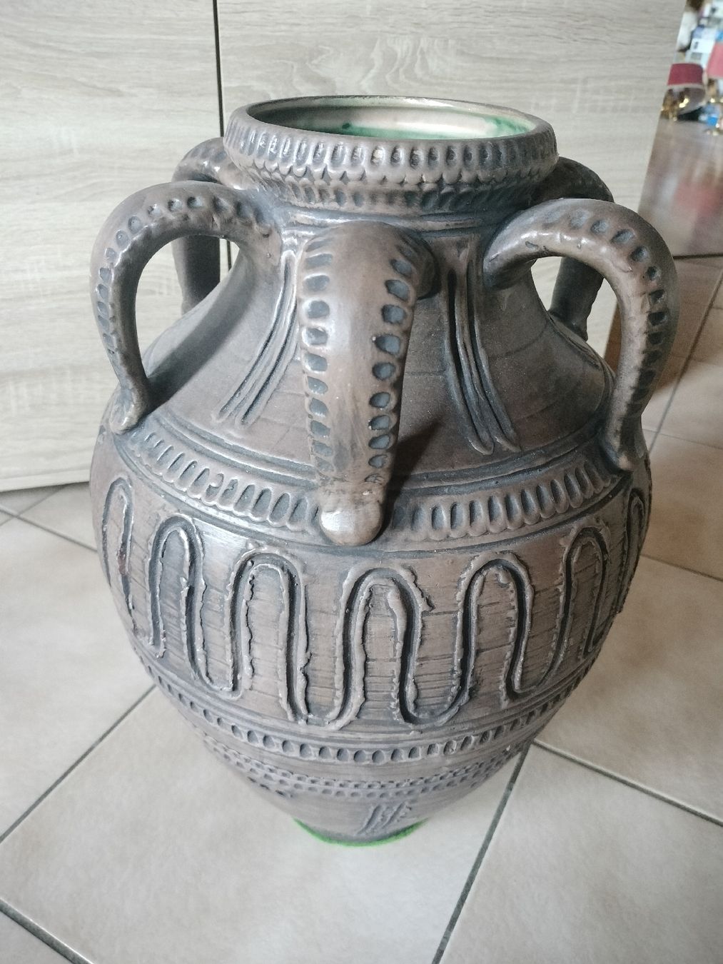 Vasi & Recipienti: Schöne grosse Ton Vase – Usato da Schwanden Sigrisw venduto da len_9yqg