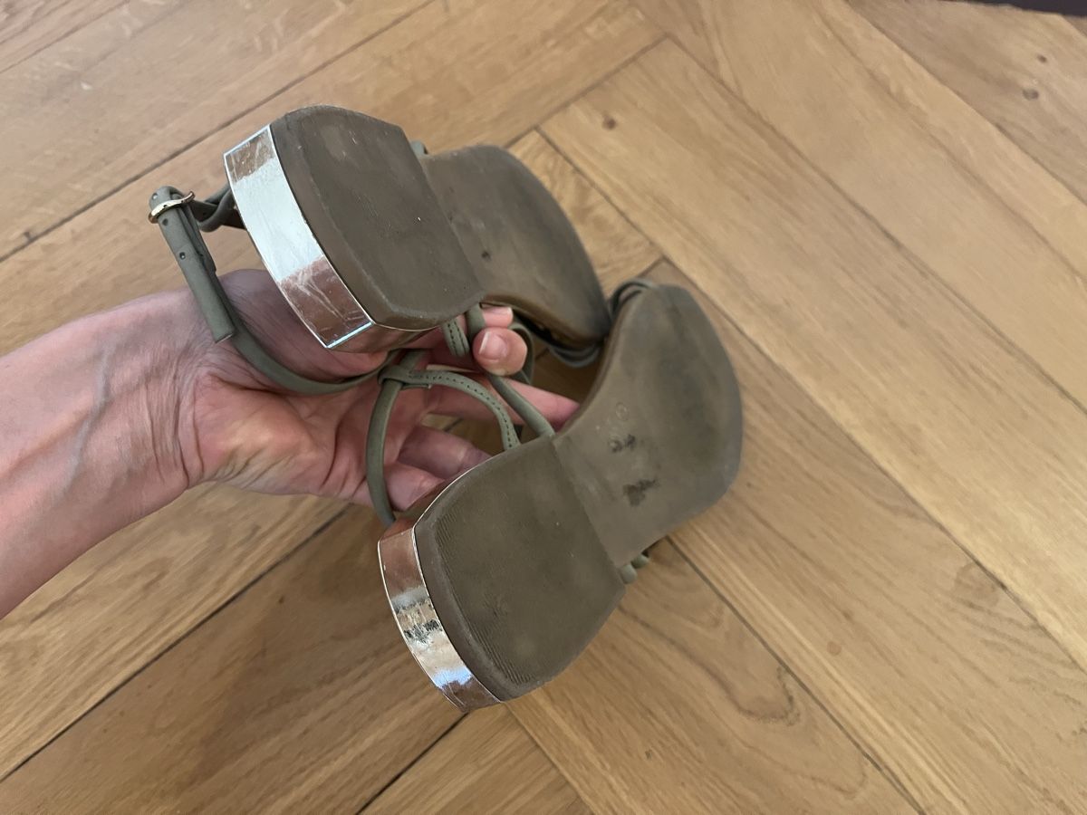 Scarpe da donna: Zign Sandalen, Echtleder, Gr. 39 – Usato da Zürich venduto da vintage_for_you 3