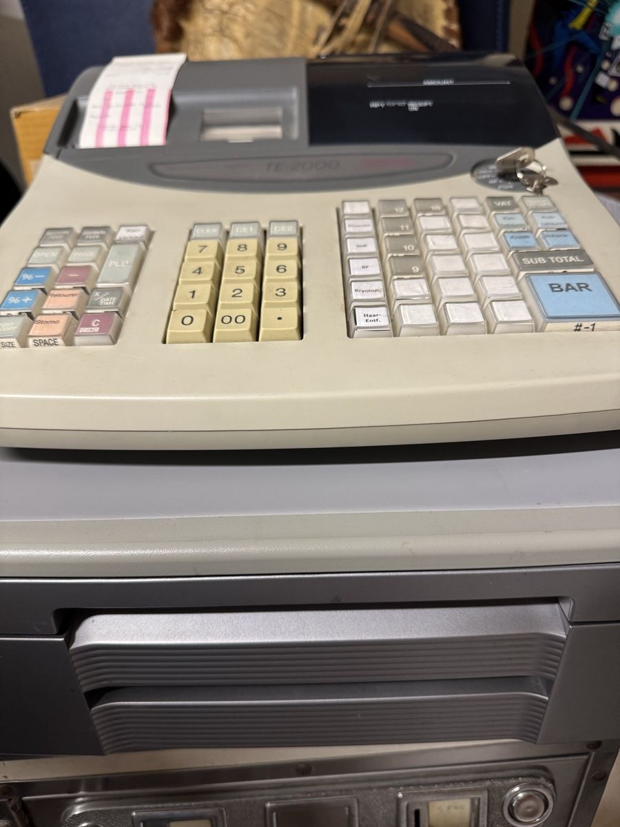 Casio Kassen: CASIO Kasse/ Kassensystem TE-2000 Electronic Cash Register – Gebraucht aus Zürich von Nobs1 1