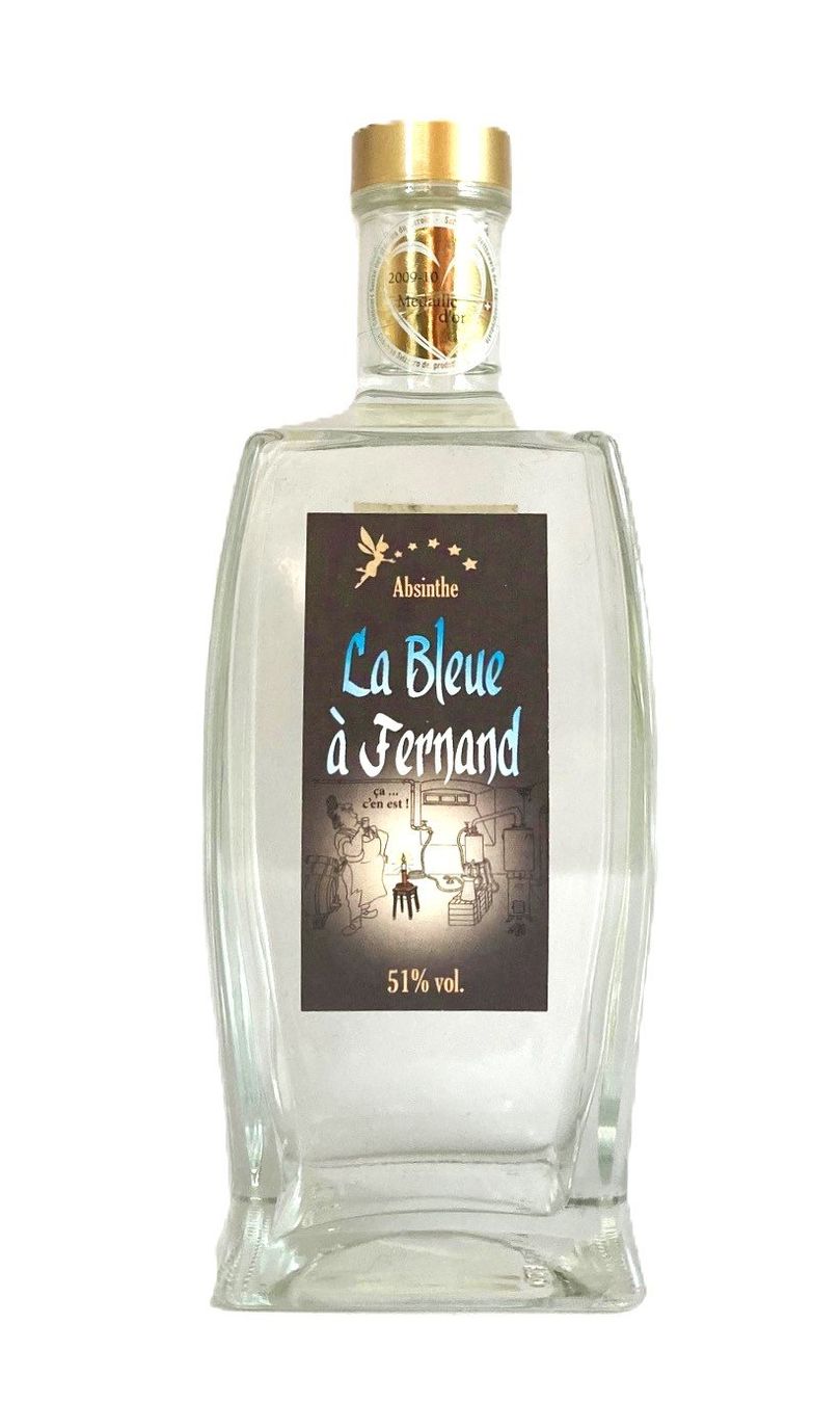 Bevande alcoliche: Absinthe La Bleue à Fernand – Nuovo e nell'imballaggio originale da Menziken venduto da Beguan