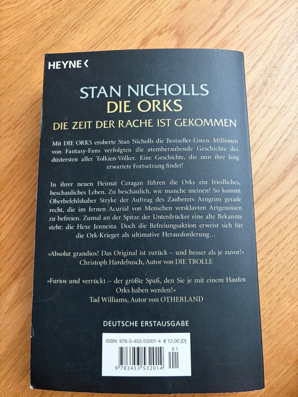 Libri: Die Orks - Blutrache – Usato da Glattpark(Opfikon) venduto da qantas_39 2