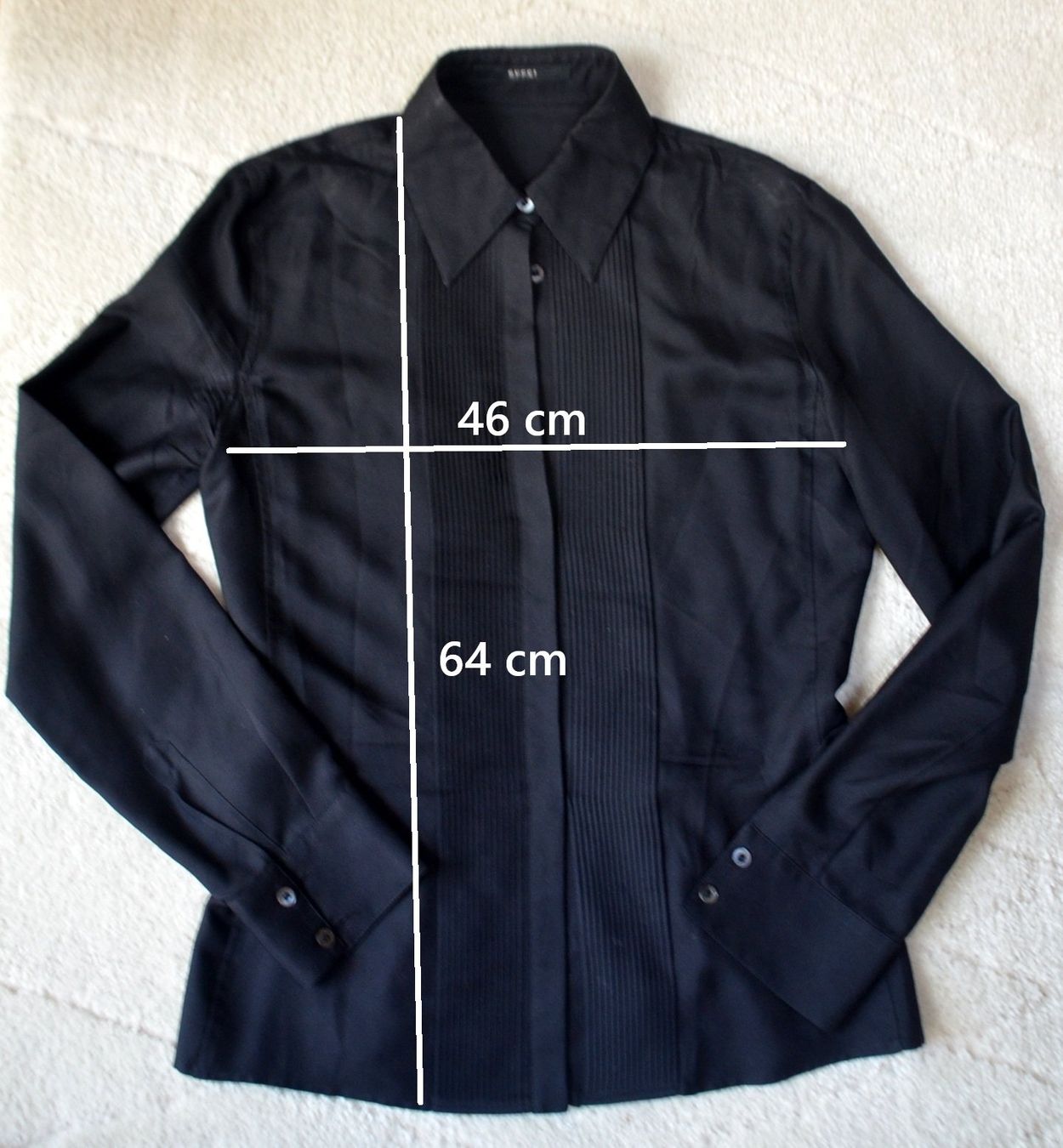 Gucci Camicette: Gucci Seidenhemd / Blouse en soie .S – Usato da Collonges venduto da Auganien 5
