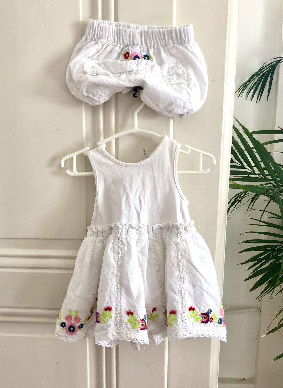 Kleider & Röcke: Robe + culotte bloomer, 3 mois, Orchestra – Gebraucht aus Carouge GE von Emilynette