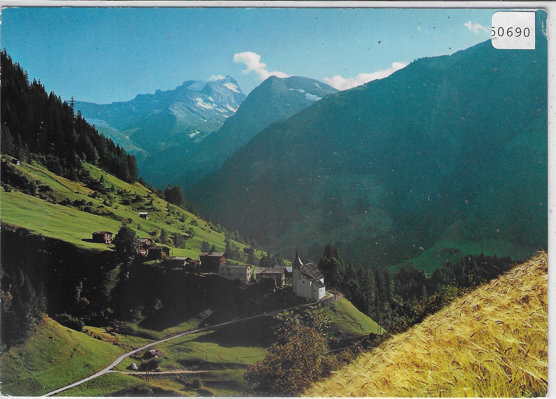 Cartoline postali: Binn VS - Hillenhorn – Usato da Ettingen venduto da Kartenplanet