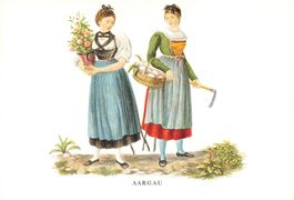 8 Ak Alte Schweizer Trachten costumes suisses