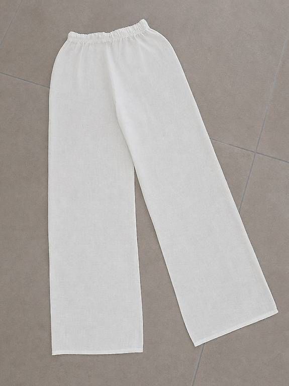 Pantalons: Leinenhose Weiss Gr. XS NEW – D'occasion à Merlischachen par GlamGarb 3