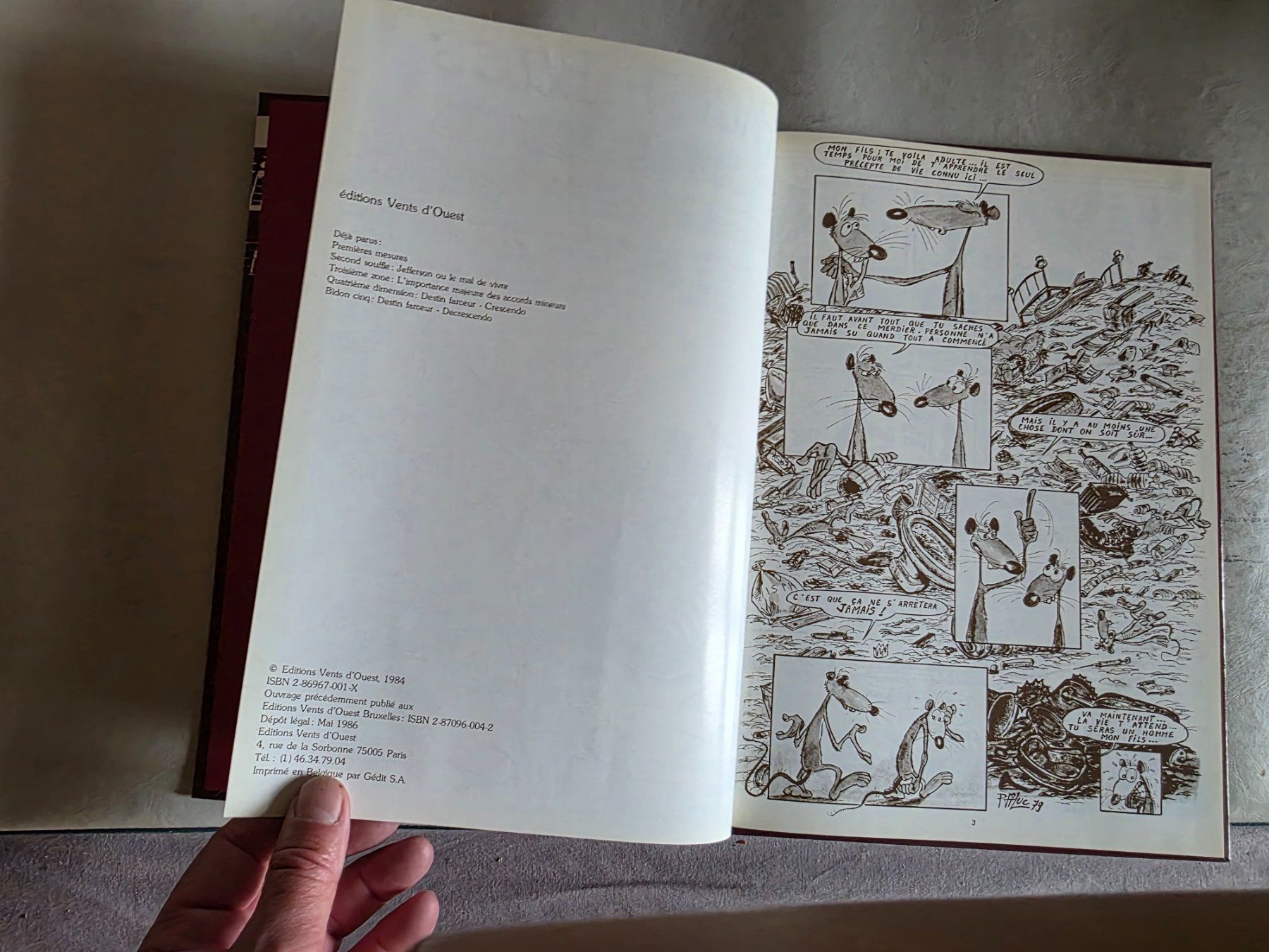 Fumetti: Comic Buch: Premieres Mesures - Pacush Blues - 1984 – Nuovo (secondo la descrizione) da Walterswil BE venduto da Lonitti 5