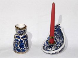 Set Griechische Vase + Kerzenhalter