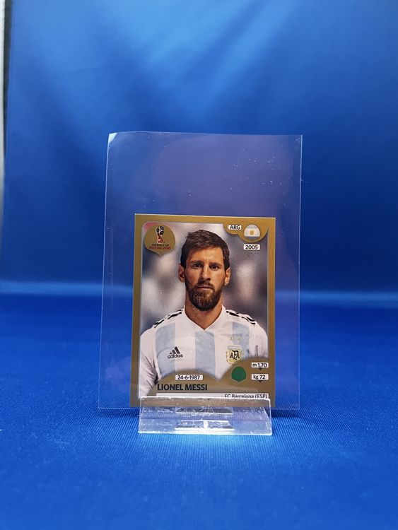 Messi WM 2018 Panini Sticker Gold 288 Argentinien 🇦🇷 Top! (Gebraucht ...