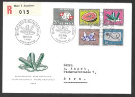 R-FDC Pro Patria Serie 1959; B91 - B95 ET Bern 1.6.1959