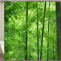 ✅ NEU Duschvorhang - Natur / Zen /Buddha 180cm