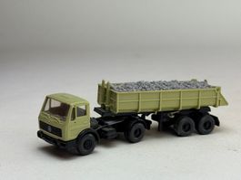 RA- Wiking Mercedes NG Kippsattelzug lindgrün mit Ladung