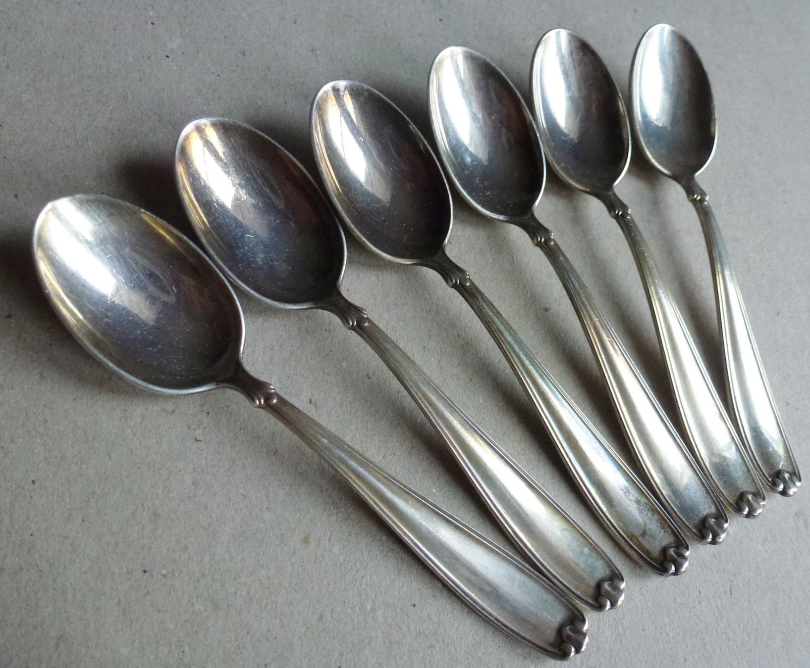 Löffel: SET mit 6 Stück Silber-Kaffeelöffeli aus 800er Silber – Gebraucht aus Walkringen von Casablanca777 1