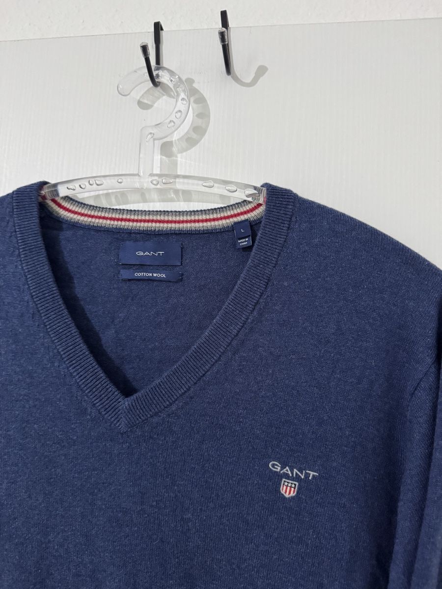 Gant Pullover & Sweatshirts: Gant Herren Pullover dunkelblau Grösse L Cotton Wool top – Neu (gemäss Beschreibung) aus Wetzikon ZH von Jan_wojt 1
