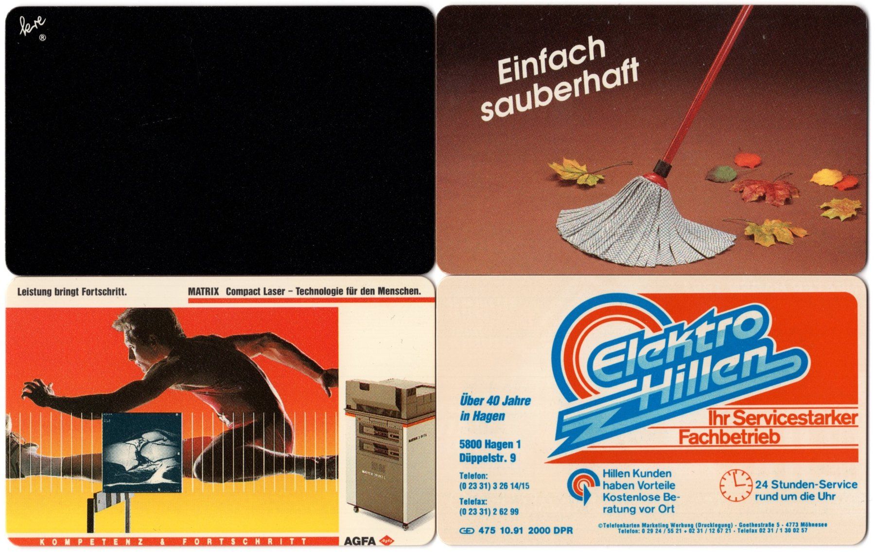 Schede telefoniche: 4 Dummy Telefonkarten aus Deutschland – Usato da Eglisau venduto da Chperfins 1