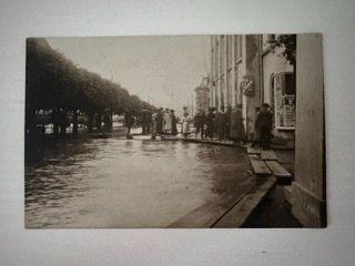 Cartoline postali: HOCHWASSER LUZERN 16. JUNI 1910 – Usato da Honau venduto da Ritika